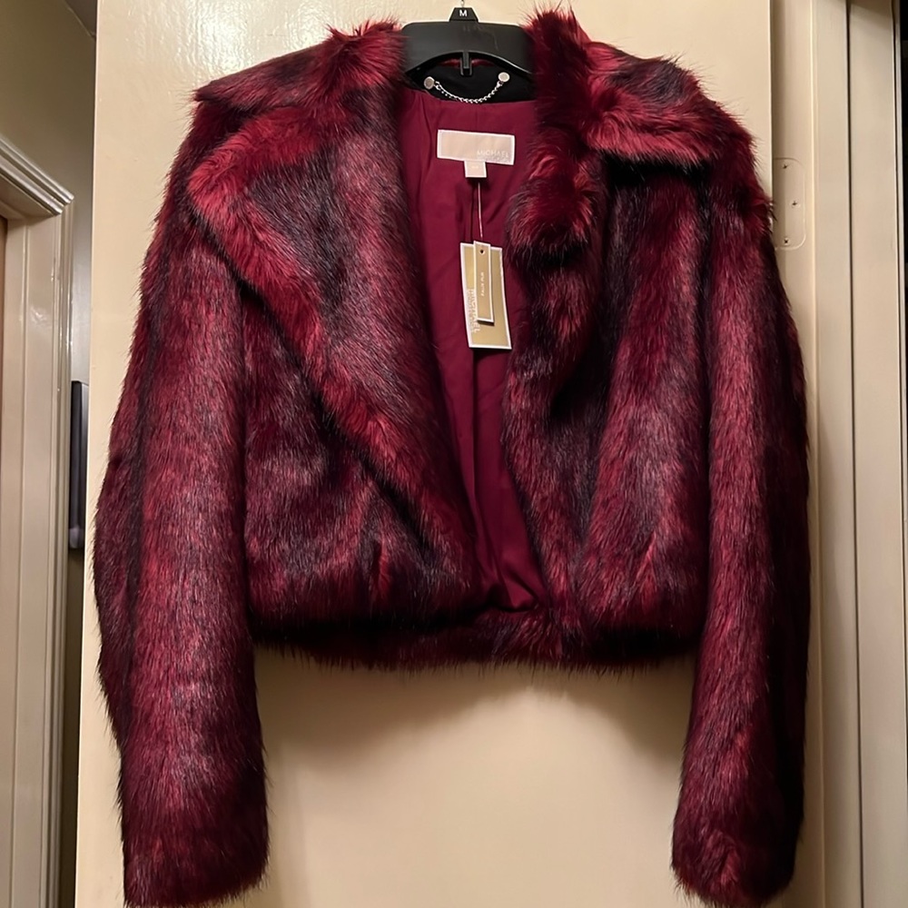Michael Kors Faux fur bomber